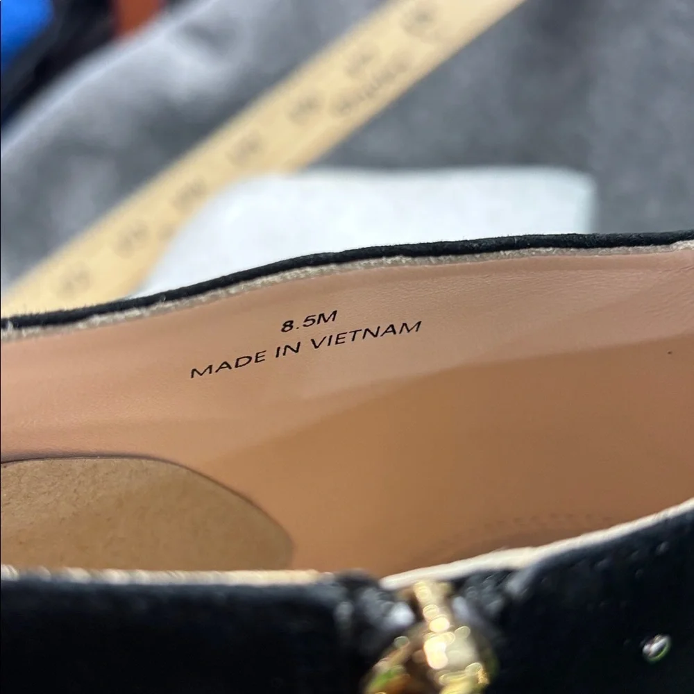 Kate Spade Kate Genuine Suede Leather STARR Studded heel Ankle Booties  8 1/2